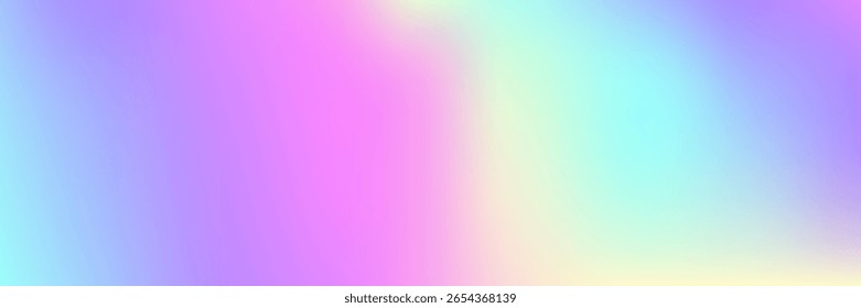 Abstract Background. Neon Minimalist Template. Purple Shiny Gradient. Soft Design. Holographic Texture. Iridescent Texture. Pastel Mesh. Liquid Card. Blue Abstract Background