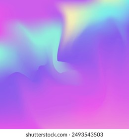 Fondo Abstractas. Ilustración multicolor de neón. Degradado iridiscente. Imagen borrosa. Textura holográfica. Malla líquida. Prospecto gráfico. Textura suave violeta. Fondo Abstractas Rosa