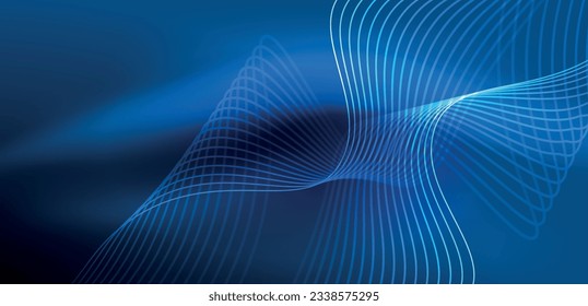 Abstract background neon wave. Hi-tech design for wallpaper, banner, background, landing page, wall art, invitation, prints, posters
