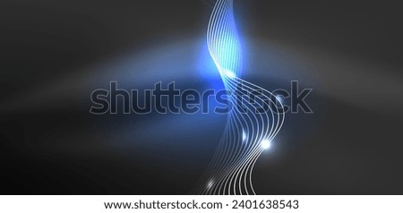 Abstract background neon wave. Hi-tech design for wallpaper, banner, background, landing page, wall art, invitation, prints, posters