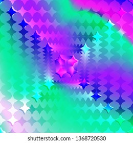 abstract background with neon-colored coral hue. In the foreground is a geometric pattern.  For creativity and design
