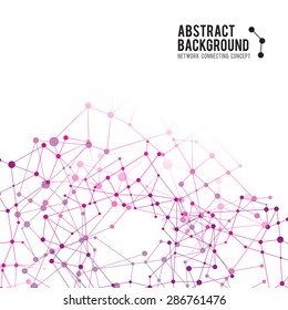 Abstract background network connect concept - vector illustration eps10