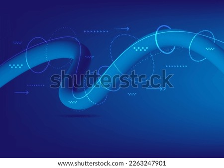 Abstract background networking online signal. Digital communication frequency wave 3d line. Technology internet fiber optical graphic vector