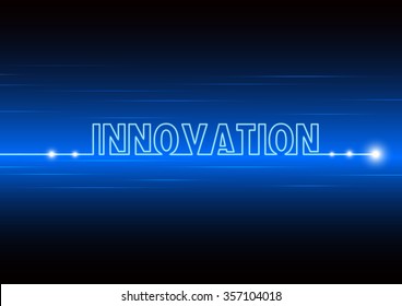 Abstract background of new technology and fast innovation concept, vector illustration