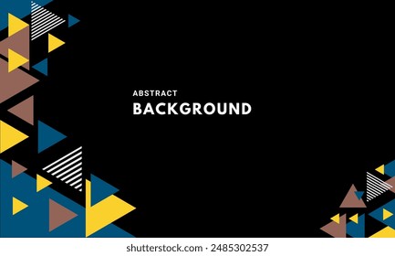 fondo abstracto. Diseño de Plantilla de presentación Abstractas moderna de Nuevas tendencias. elegante fondo negro