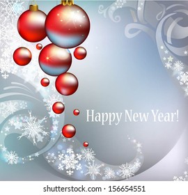 Abstract background for New Year greetings