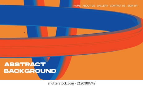 Abstract background with a nice combination of orange,light orange,dark blue color, is perfect to complete your website design.