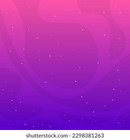 Abstract Background Night Sky With Stars And Fog Pink Purple Vector Design