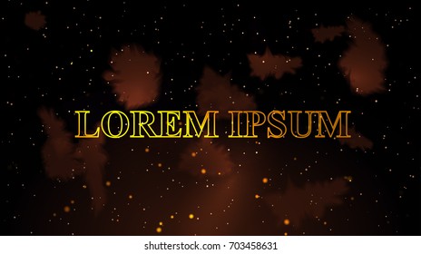 Abstract background of the night sky with stars