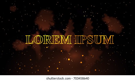 Abstract background of the night sky with stars