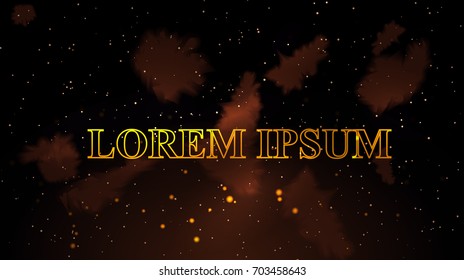 Abstract background of the night sky with stars