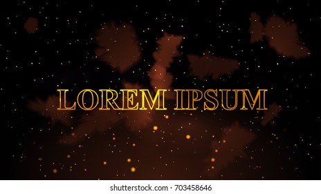 Abstract background of the night sky with stars
