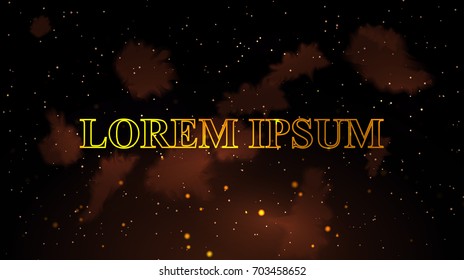 Abstract background of the night sky with stars