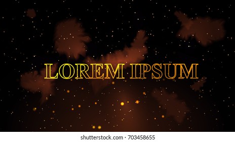Abstract background of the night sky with stars