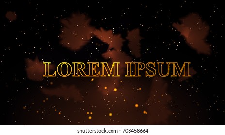 Abstract background of the night sky with stars