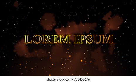 Abstract background of the night sky with stars