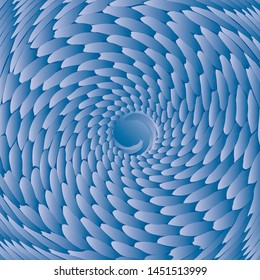 Abstract background. Noise structure with blue shapes. Vector image