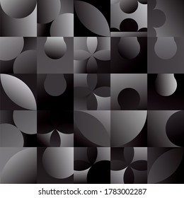 Abstract  background. Noise structure with colored tiles. Vector image