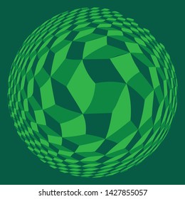 Abstract background. Noise structure with cubes. Vector image