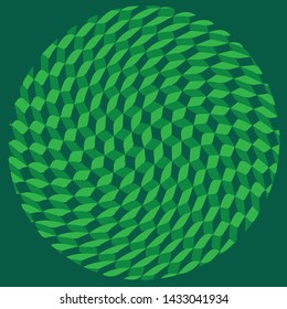 Abstract background. Noise structure with cubes. Vector image