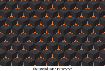Abstract background. Noise structure with cubes. Vector image