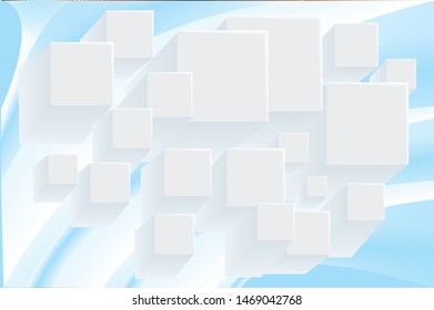 Abstract background. Noise structure with cubes. Vector image