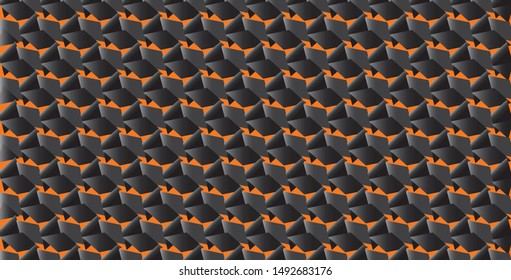 Abstract background. Noise structure with cubes. Vector image