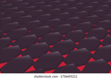 Abstract background. Noise structure with hexagons. Vector image