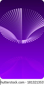 Abstrakter Hintergrund. Geräuschstruktur mit Hexagonen. Modernes Bildschirmvektordesign für mobile Geräte