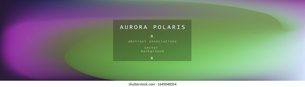 Fondo abstracto con gradiente de luces boreales. Luminescencia de Aurora Boreal.