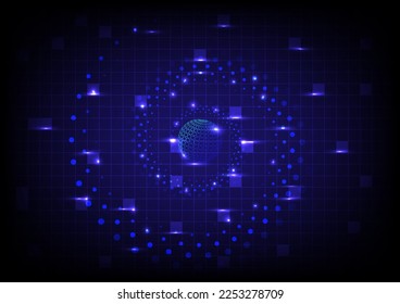 Abstract background nucleus hub antenna wireless internet online technology futuristic glow backdrop wallpaper vector illustration