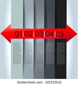 abstract background, number line, can be used for website, info-graphics, number banner