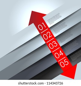 abstract background, number line, can be used for website, info-graphics, number banner