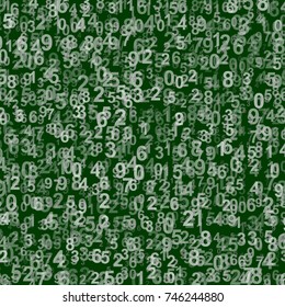Abstract Background with Numbers.