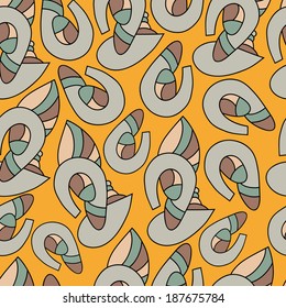 Abstract background with abstract objects, birds. Seamless vector pattern can be used for web page backgrounds, wallpapers ,pattern.