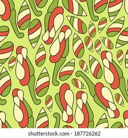 Abstract background with abstract objects, flowers. Seamless vector pattern can be used for web page backgrounds, wallpapers ,pattern.