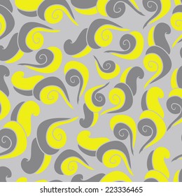 Abstract background with abstract objects, flowers. Seamless vector pattern can be used for web page backgrounds, wallpapers ,pattern.