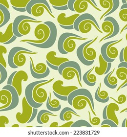 Abstract background with abstract objects, flowers. Seamless vector pattern can be used for web page backgrounds, wallpapers ,pattern.