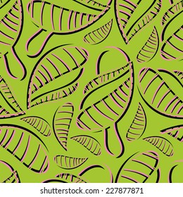Abstract background with abstract objects, flowers. Seamless vector pattern can be used for web page backgrounds, wallpapers ,pattern.