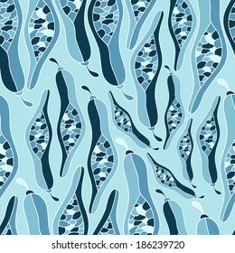 Abstract background with abstract objects, flowers.Seamless pattern  vector can be used for web page backgrounds, wallpapers ,pattern.