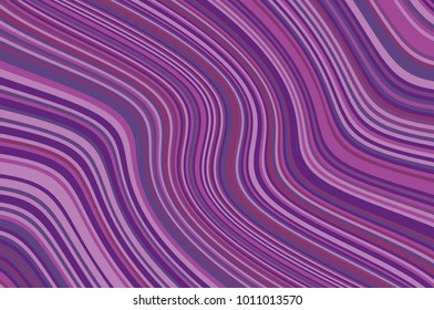 Abstract background with oblique wavy lines. Vector illustration. Different shades of purple, violet color