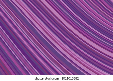 Abstract background with oblique wavy lines. Vector illustration. Different shades of purple, violet color