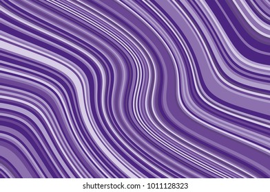 Abstract background with oblique wavy lines. Vector illustration. Violet, purple color