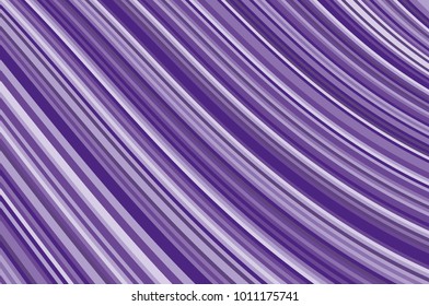 Abstract background with oblique wavy lines. Vector illustration. Violet, purple color