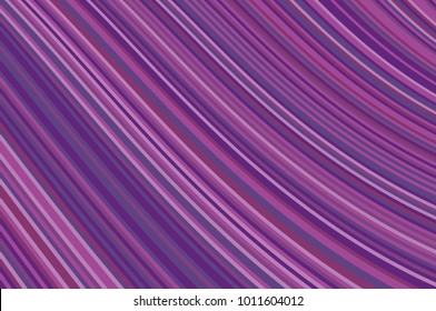 Abstract background with oblique wavy lines. Vector illustration. Different shades of purple, violet color