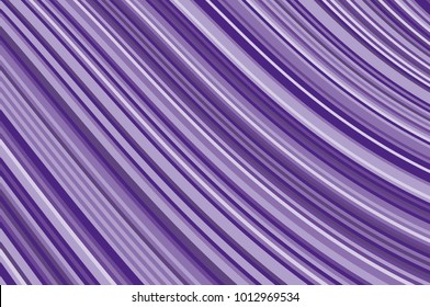 Abstract background with oblique wavy lines. Vector illustration. Violet, purple color