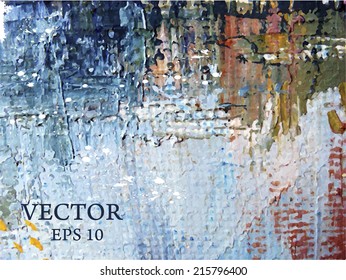 Abstract background. Oil paints on canvas.