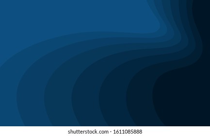 Abstract background on Classic Blue color futuristic elements banner geometric blue gradient. Vector design.