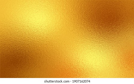 Abstract background on Gold color. Trendy color of the year 2021. Swatch gold background coloring in trends color. Metallic effect sparkle texture foil. Backdrop glitter design for prints. Vector