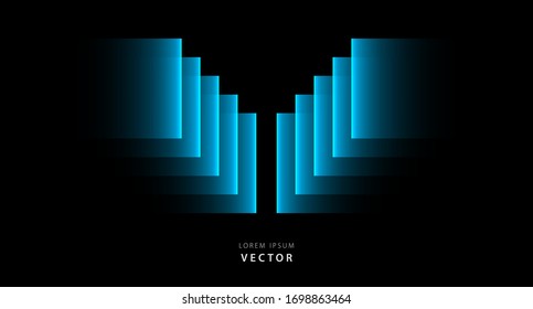 Abstract background on the gradient. Modern art. Applicable for Poster template, landing page, ui, ux ,coverbook, banner, social media posted. Vector illustration